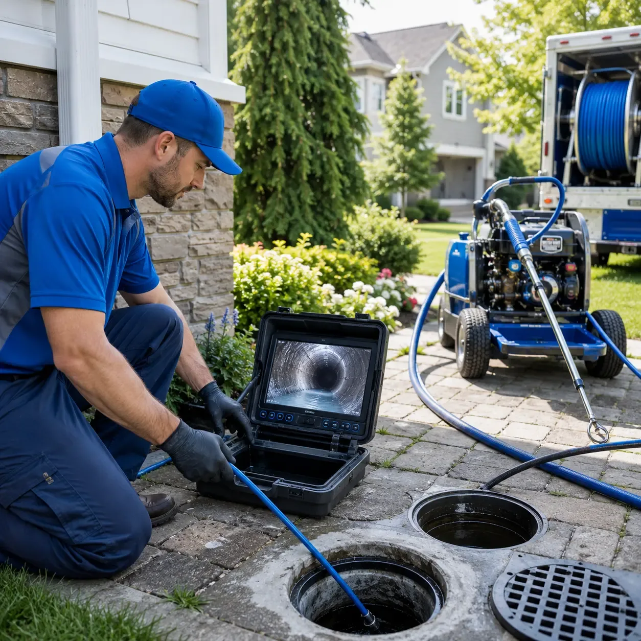 Outdoor drain cleaning professionals serving Glennie, MI