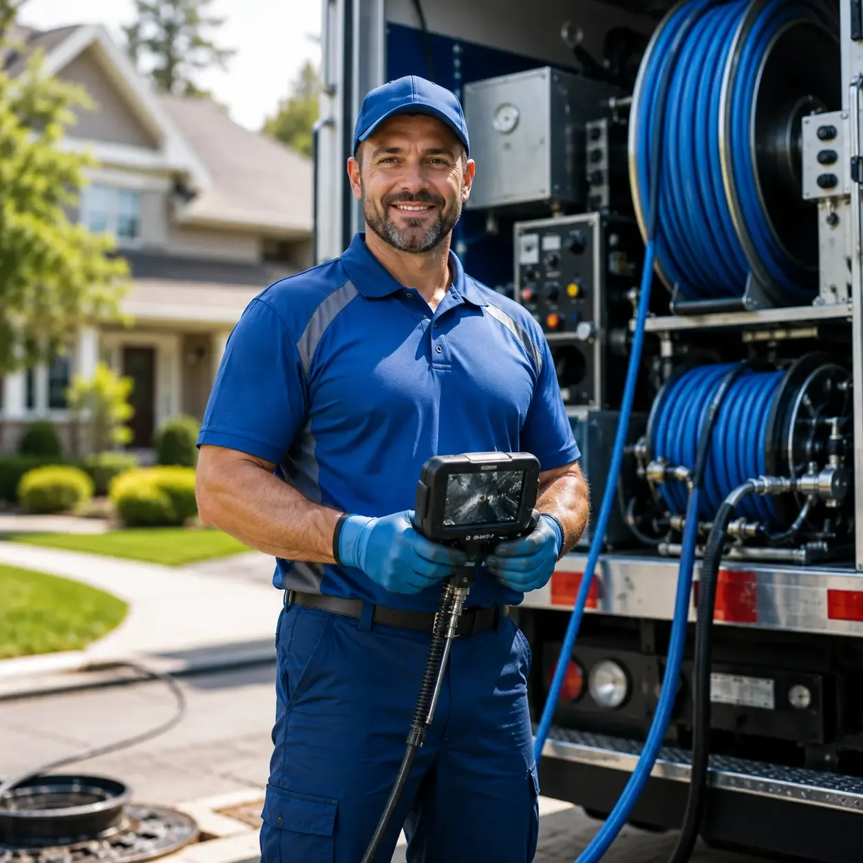 Local outdoor drain cleaning specialists in Glennie, MI